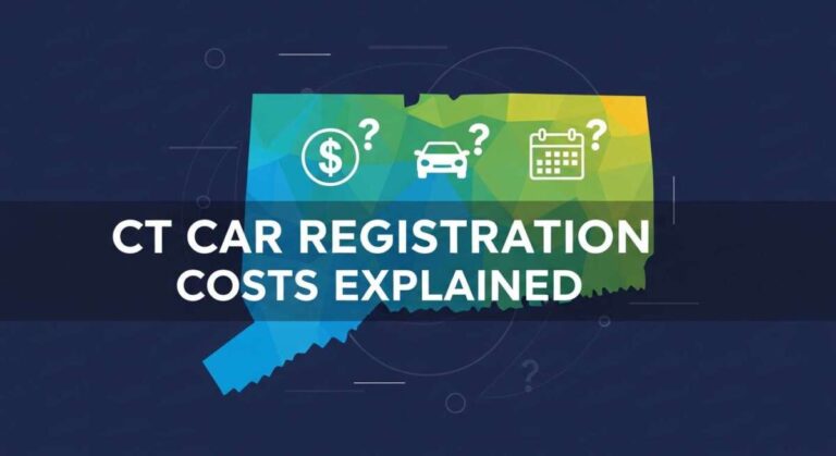 How Much is It to Register a Car in Ct