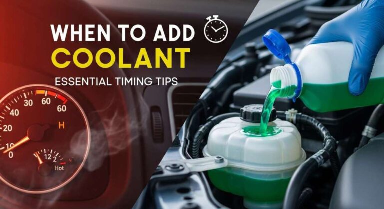 When to Add Coolant to Car