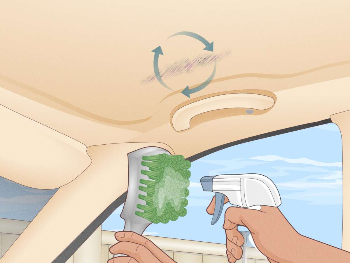 How To Remove Stubborn Stains From Car Headliner