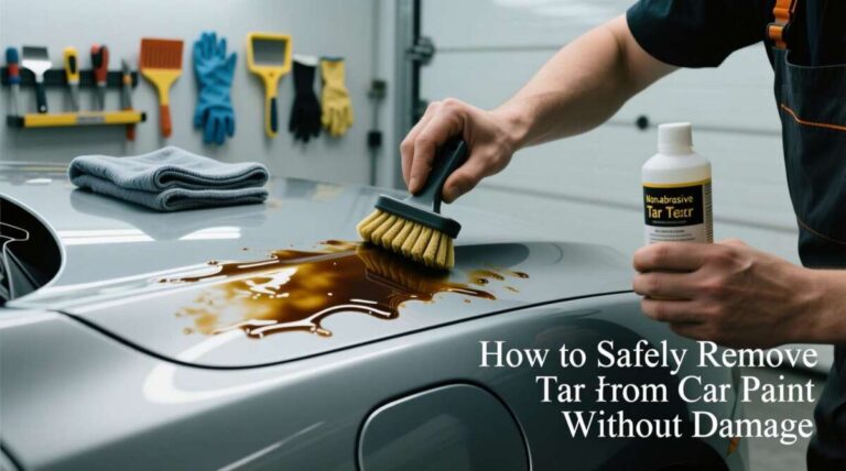 How To Remove Tar From Car Paint Safely