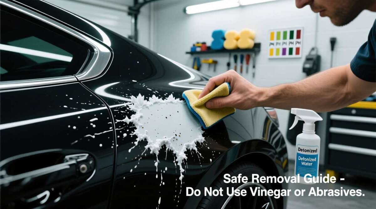 How To Remove Hard Water Stains From Car Paint