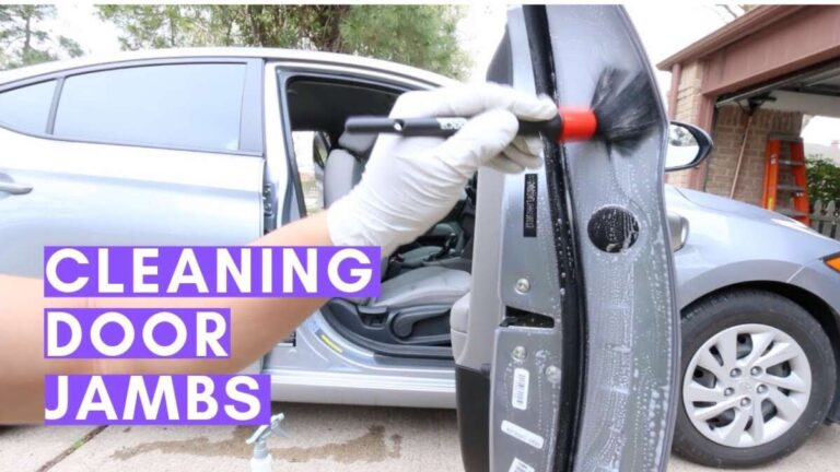 How To Clean Car Door Jambs Properly