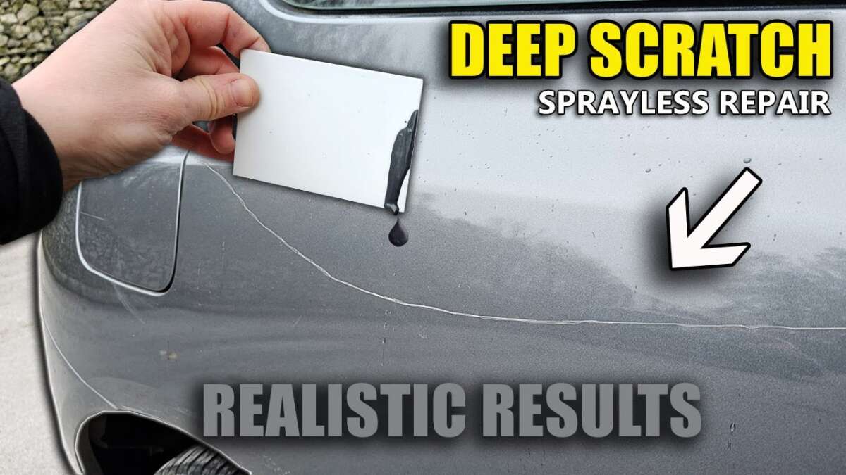 How To Remove Deep Scratches From Car Paint At Home