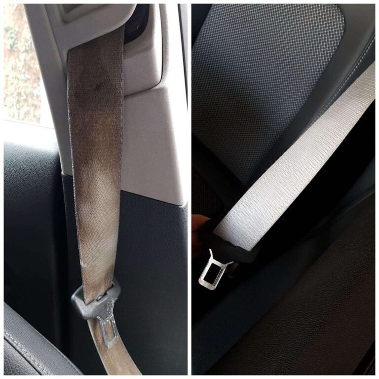 How To Clean Seat Belts In A Dirty Car