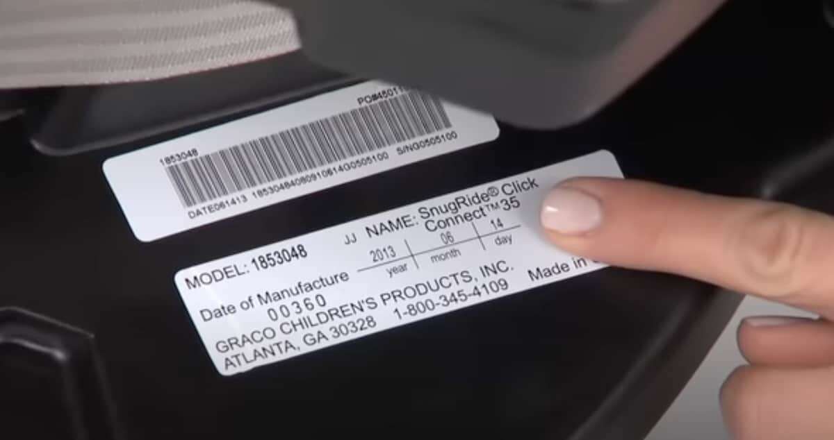 Where Do You Find Expiration Date On Car Seat